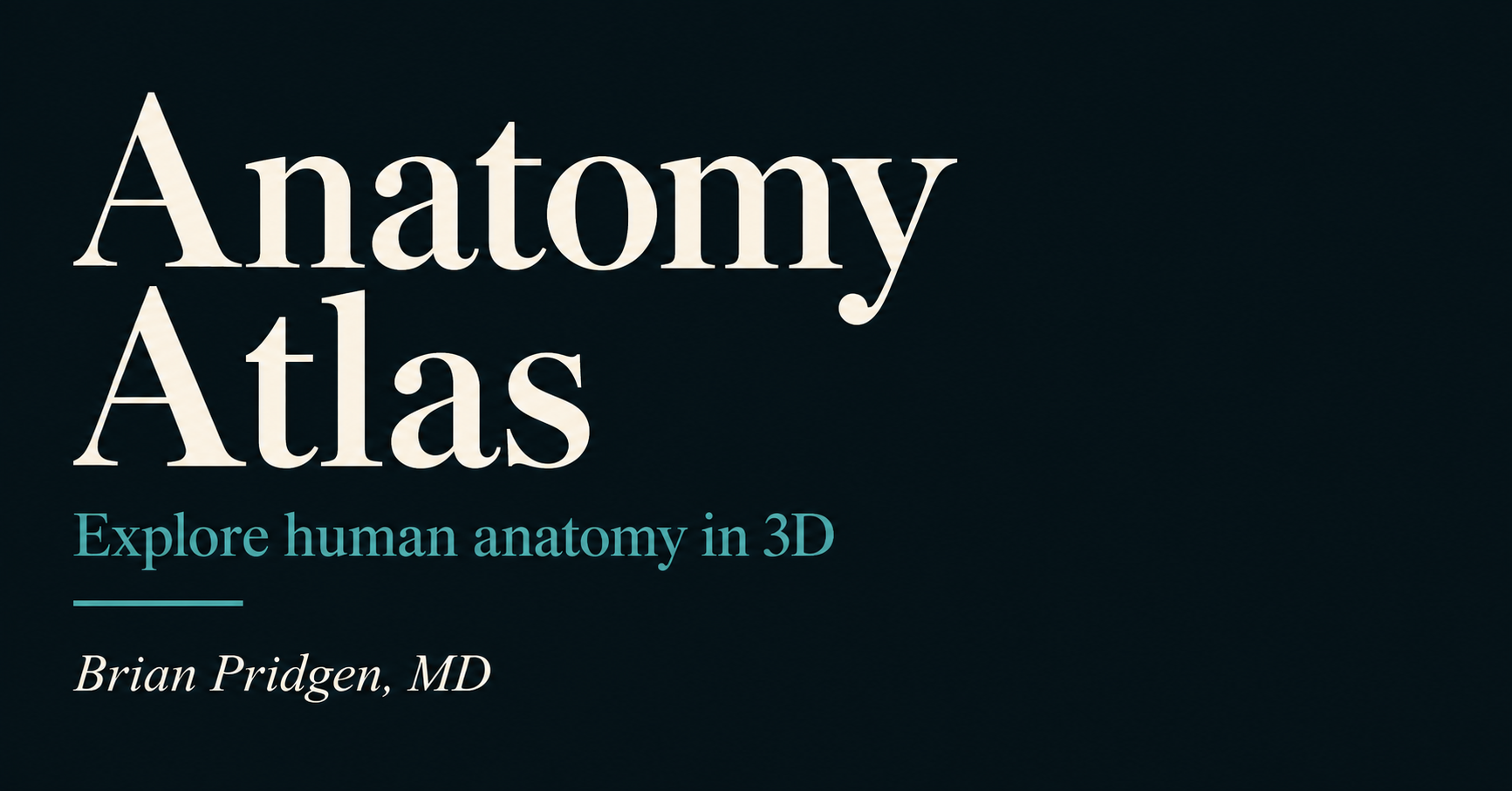 Anatomy Atlas — Explore human anatomy in 3D. Peel back tissue layers, find structures, and create…